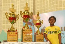 தெலுங்கானாவில் நடைபெற்ற 11 வயதிற்கு உட்பட்ட செஸ் போட்டியில் புதுக்கோட்டை தனியார் பள்ளி மாணவர் முதல் இடத்தை பிடித்து சாதனை!