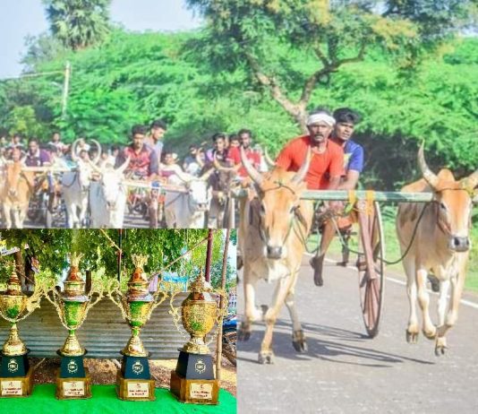 கத்தக்குறிச்சி அருகே 30 ஆம் ஆண்டு மாபெரும் மாட்டு வண்டி எல்லை பந்தயம்