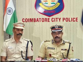 கோவையில் இளம்பெண் கூட்டு பாலியல் பலாத்காரம் செய்யப்பட்ட வழக்கில் மூவர் கைது மாநகர காவல்துறை ஆணையர் சரவண சுந்தர்!