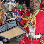 மாநில அளவில் நடைபெற்ற போலிஸ் வாத்திய இசை குழு போட்டியில் தமிழகத்தை சேர்ந்த கோவை மாவட்டம் ஆனைமலை சரவணம்பட்டி காவலர் இரண்டாம் இடம்!