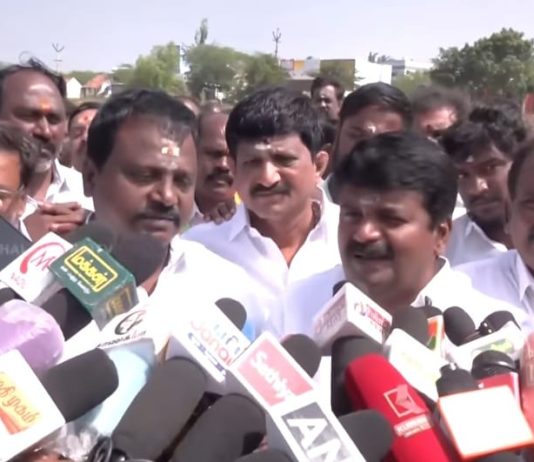 புதுக்கோட்டையில் பாஜக தலைவர் நயினர் நாகேந்திரனின் பிரச்சாரநிறைவு விழா புதுக்கோட்டையை குலுங்கும் வண்ணம் நடைபெற உள்ளது. முன்னாள் அஇஅதிமுக அமைச்சர் டாக்டர் சி. விஜயபாஸ்கர்!