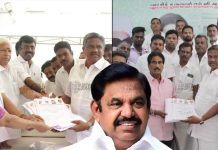 அஇஅதிமுக பொதுச்செயலாளர் எடப்பாடி பழனிசாமி 120 தொகுதிகளில் போட்டியிட, ரூ.18 லட்சம் செலவிட்டு விருப்ப மனு தாக்கல் செய்து கவனம் ஈர்த்த அதிமுக ஒன்றிய செயலாளர் ஜி.வி.கஜேந்திரன்.