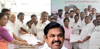 அஇஅதிமுக பொதுச்செயலாளர் எடப்பாடி பழனிசாமி 120 தொகுதிகளில் போட்டியிட, ரூ.18 லட்சம் செலவிட்டு விருப்ப மனு தாக்கல் செய்து கவனம் ஈர்த்த அதிமுக ஒன்றிய செயலாளர் ஜி.வி.கஜேந்திரன்.