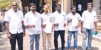 கீரனூர் குளவாய்பட்டி அருகே கல்குவாரிக்கு அனுமதி வழங்கியதை ரத்து செய்ய வேண்டும் என கிராமத்தைச் சேர்ந்த பொதுமக்கள் மாவட்ட ஆட்சியர் சந்தித்து மனு கொடுத்தனர்.