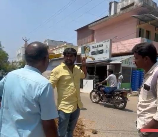 ஒரு கோடி பு ! புதுக்கோட்டை மாநகராட்சிக்கு அனுமதிக்காக ஓரு கோடி ரூபாய் அளித்தததாக கூறும் ஏர்டெல் பைபர் போடும் ஒப்பந்ததாரர்கள்! சேதம் அடைந்த சாலைகள் சமூக ஆர்வலர்கள் கேள்வியால் பரபரப்பு!