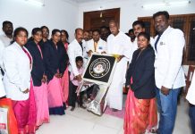 ஒலிம்பியன்ஸ் குளோபல் ரெக்கார்ட் லோகோவை முதல்வர் என். ரங்கசாமி அறிமுகப்படுத்தினார்