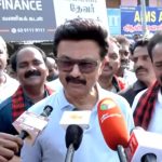 தோல்வியின் உச்சத்தில் போய்விட்டார் எடப்பாடி பழனிச்சாமி அதனால் விரக்தியில் பேசுகிறார் – முதல்வர் மு.க.ஸ்டாலின் புதுக்கோட்டையில் பேட்டி!