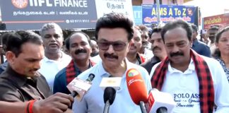 தோல்வியின் உச்சத்தில் போய்விட்டார் எடப்பாடி பழனிச்சாமி அதனால் விரக்தியில் பேசுகிறார் – முதல்வர் மு.க.ஸ்டாலின் புதுக்கோட்டையில் பேட்டி!