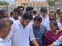 புதுக்கோட்டை புதிய பேருந்து நிலையத்தில் அமைச்சர் ஆய்வு!