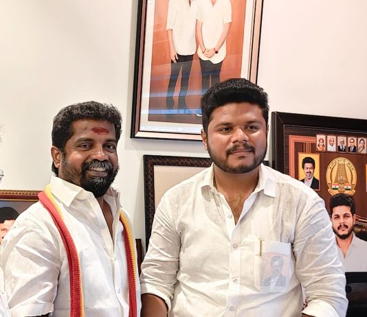 புதுக்கோட்டை தவெகவில் இணைந்த அஇஅதிமுக மாமன்ற கவுன்சிலர்!
